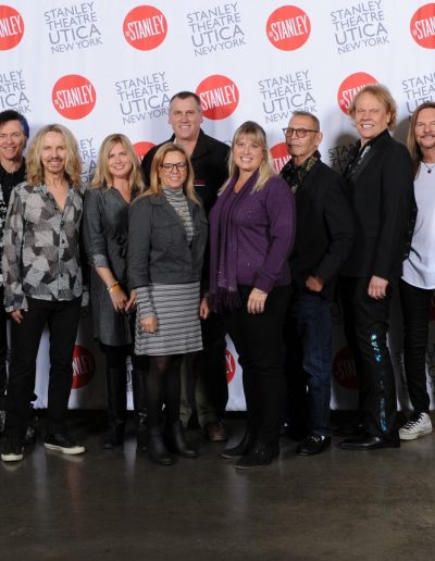 Styx Band Members Lined Up with Fans