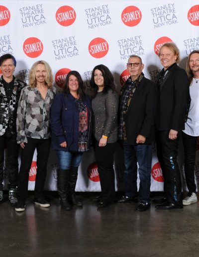 Styx Band Members Lined Up with Fans