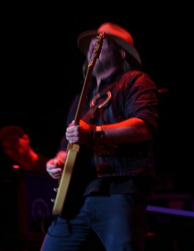 Allman Betts Band Member on stage