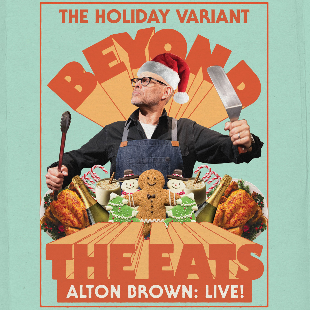 Alton Brown Event Poster