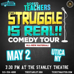 Bored Teachers event poster
