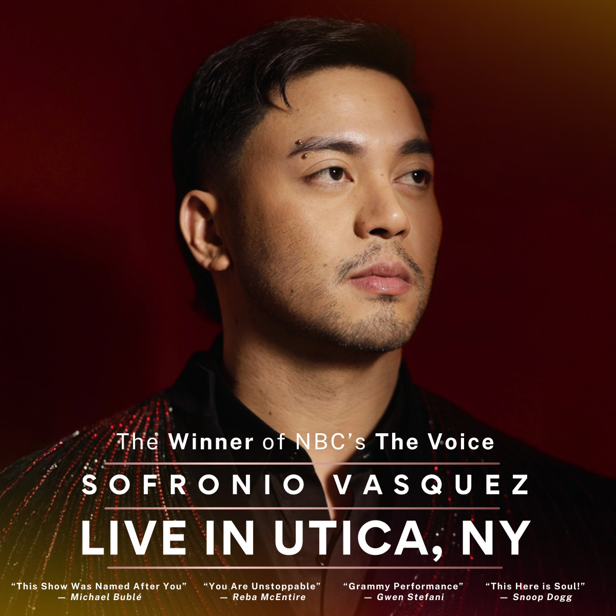 Sofronio Vasquez event poster